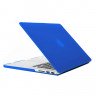 Чехол MacBook Pro 13 модель A1425 / A1502 (2013-2015) матовый (синий) 0015 - Чехол MacBook Pro 13 модель A1425 / A1502 (2013-2015) матовый (синий) 0015